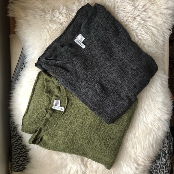 H&M Divided Green Loose Knit Sweater - Picture 1 of 6